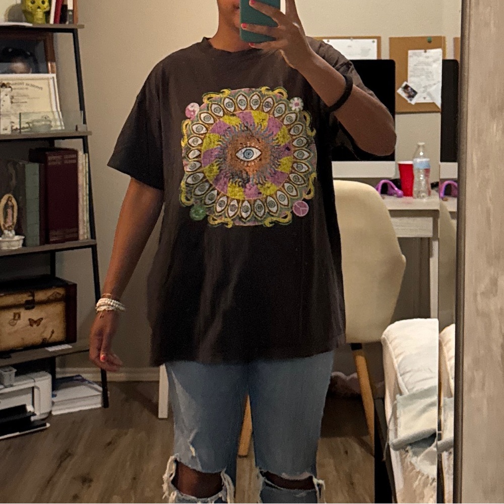 Cotton On Black Relaxed Tee